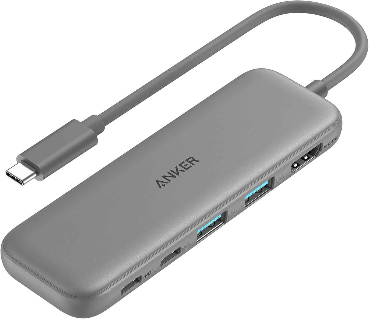 Anker USB C Hub, 5-in-1 USBC to HDMI Splitter with 4K Display