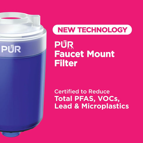 PUR PLUS Faucet Mount Replacement Filter 2-Pack, Lead Reduction, RF99992