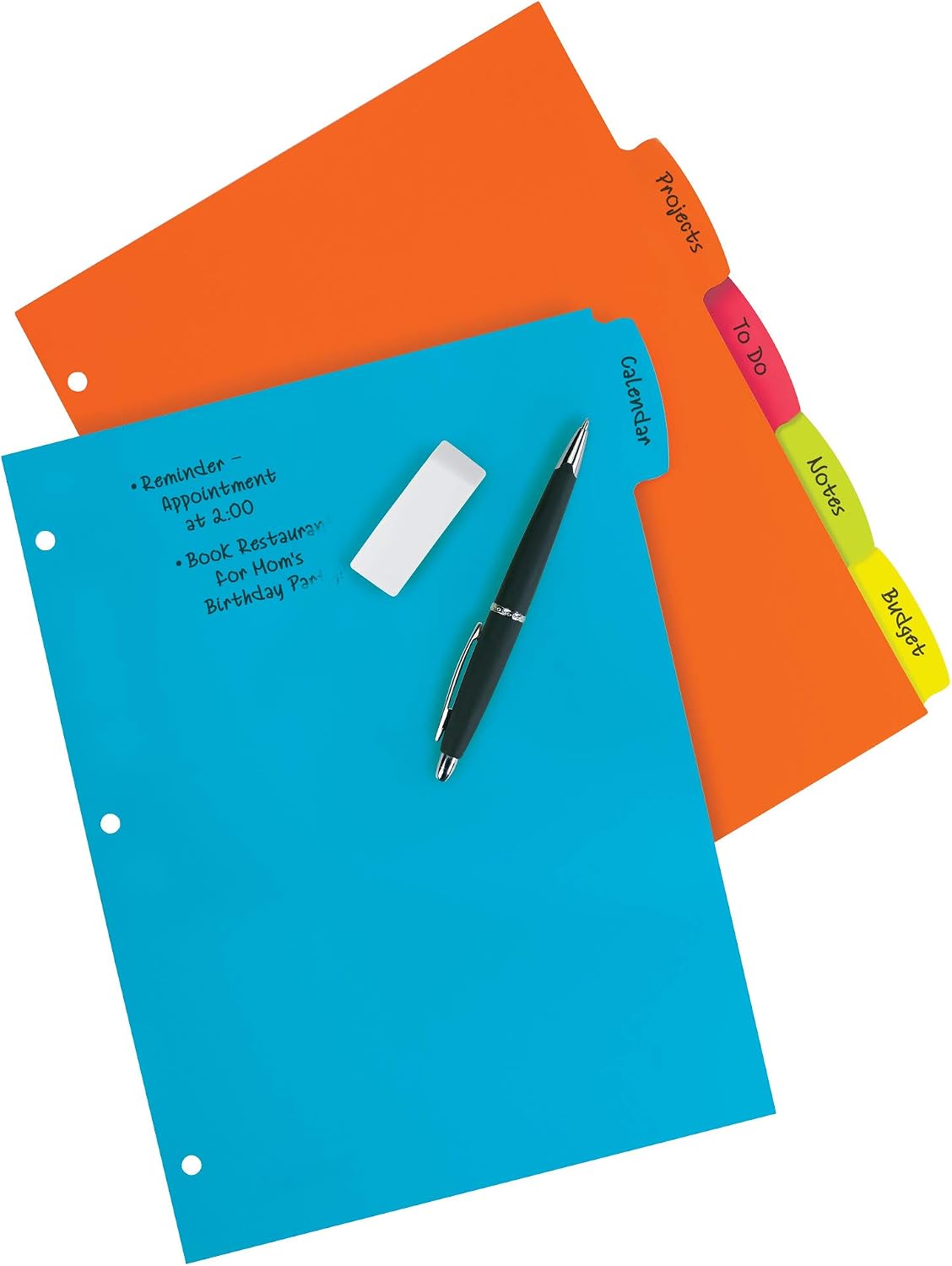 Avery Big Tab Write & Erase Plastic Dividers, 5-Tab, Color, 1 Set