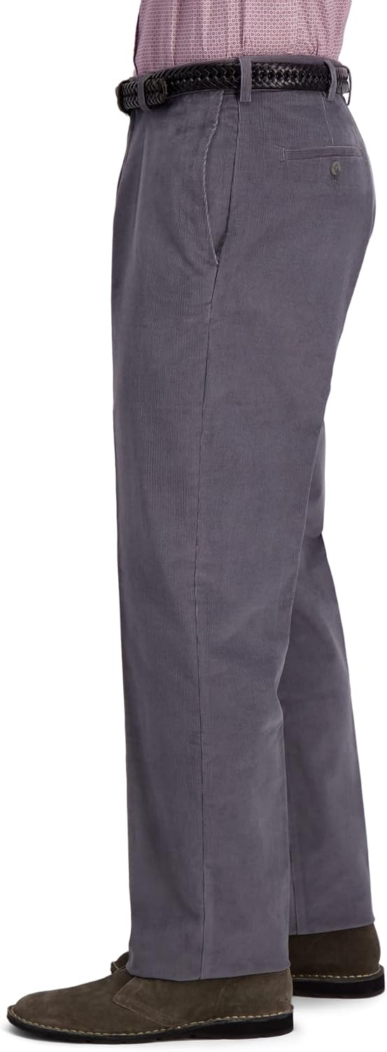 Haggar Men’s Classic Fit Premium Stretch Corduroy Pant