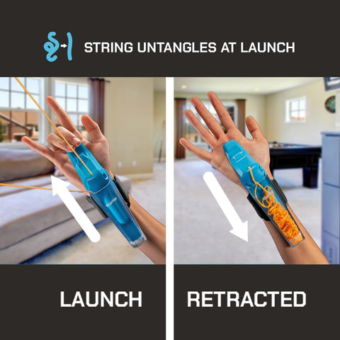ZipString Aracna Glow-in-the-Dark Webshooter String Launcher Toy