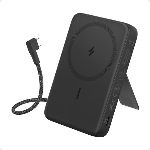 Anker Zolo Magnetic Power Bank, 10,000mAh Wireless Portable Charger