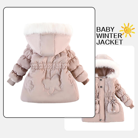 Toddler Fleece Jackets Winter outerwear Coat For Baby Girl Sweater Clothes