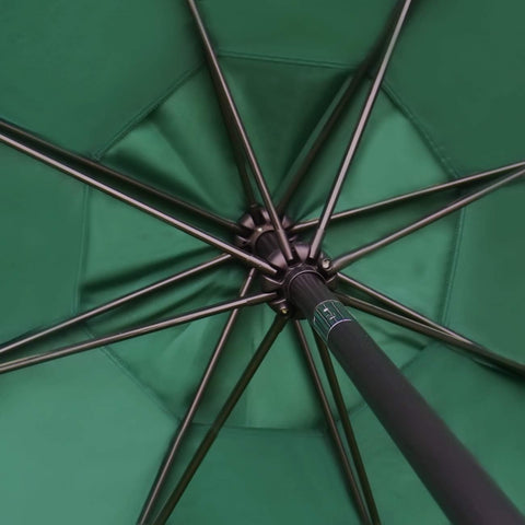 Sunnyglade 9' Patio Umbrella Outdoor Table Umbrella with 8 Ribs Dark Green