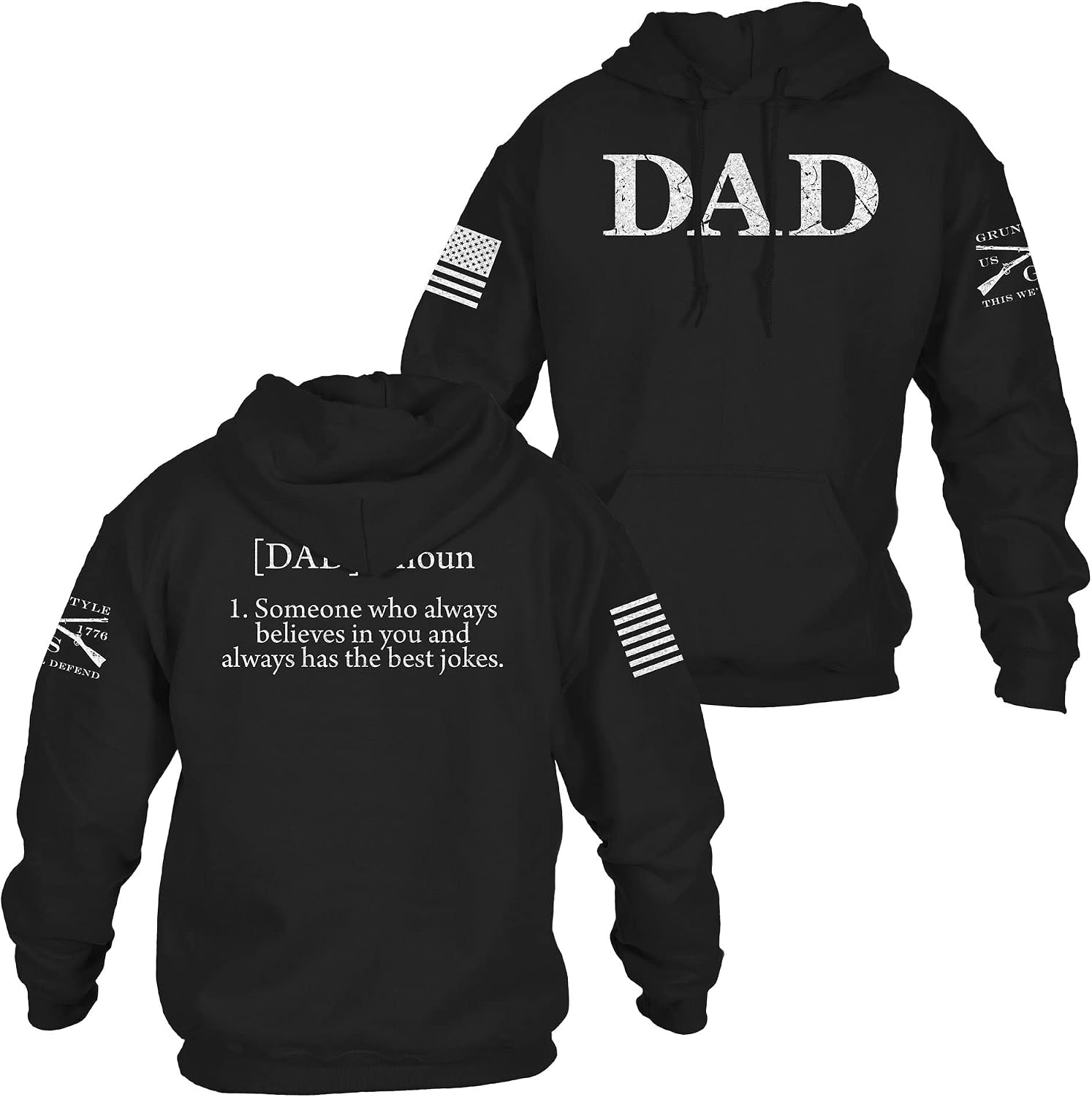 Men's Graphic Dad Defined Hoodie XLarge