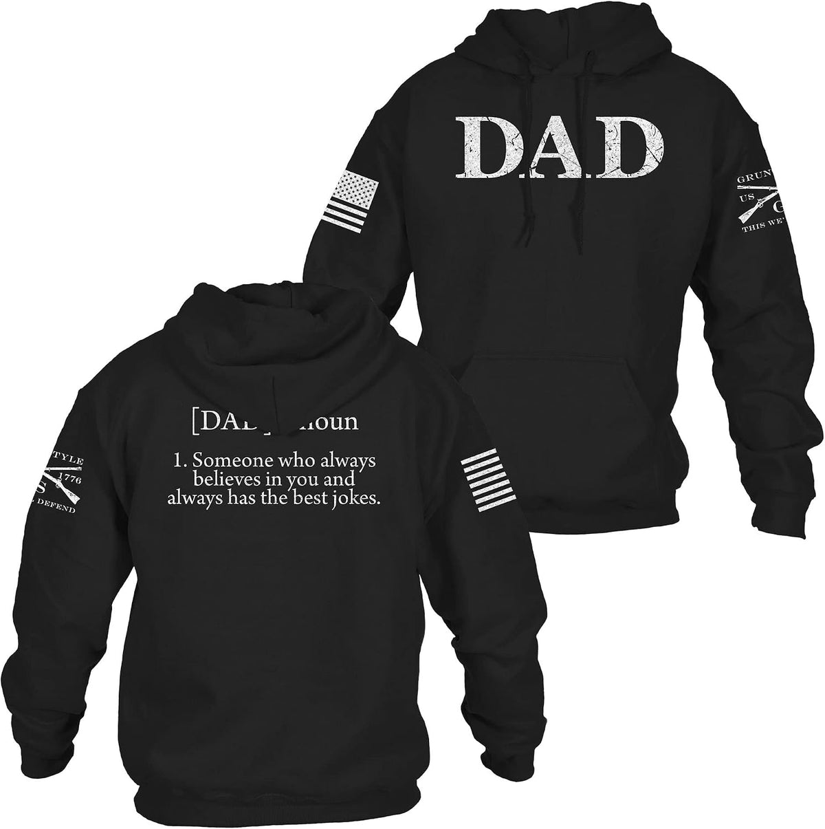 Men's Graphic Dad Defined Hoodie XLarge