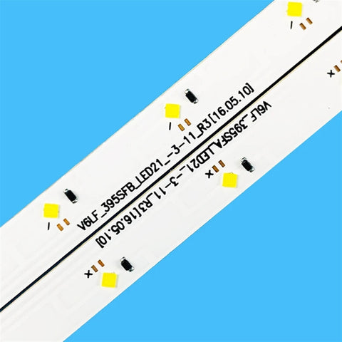 UFDIPLMY 2PCS/lot Compatible with Samsung UA40K5300 UA40K5100 UE40K5179 UE40K5103 V6LF_395SFA_LED21 395SFB_LED21 Louvre 39.5" L R BN96-4655A 4656A