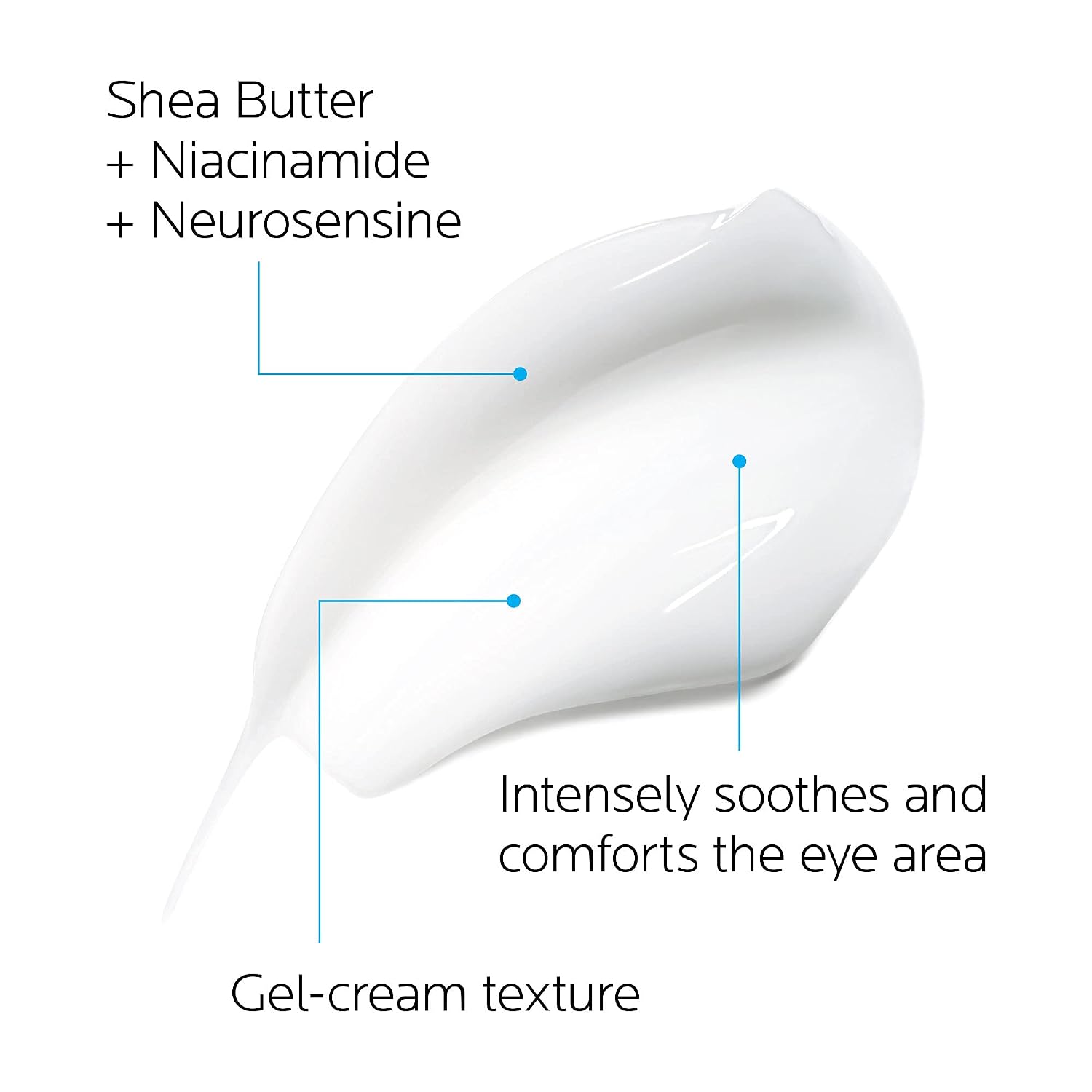 La Roche-Posay Toleriane Dermallergo Eye Cream for Sensitive Skin 0.68oz | Soothing moisturizer comforts sensitive skin. Allergy tested, fragrance free, alcohol free. Formerly Toleriane Ultra Eyes.