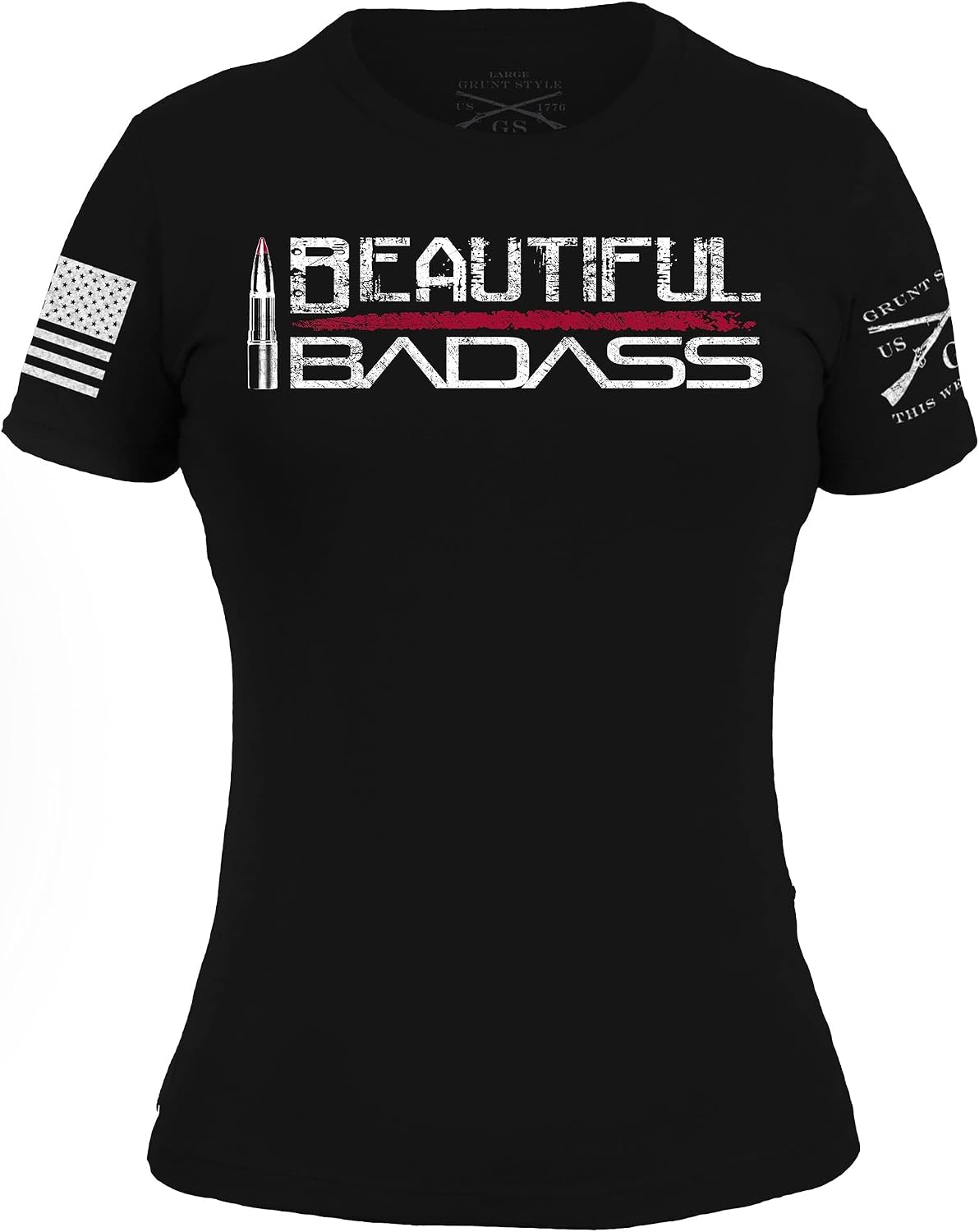 Grunt Style Beautiful Badass Women's Graphic Tee