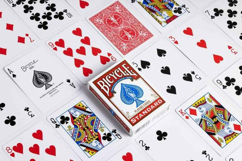 Bicycle Rider Back Playing Cards 2 Pack Red and Black Poker Size