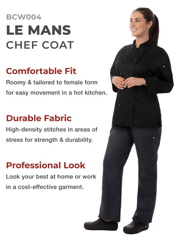 Chef Works Women's Le Mans Chef Coat
