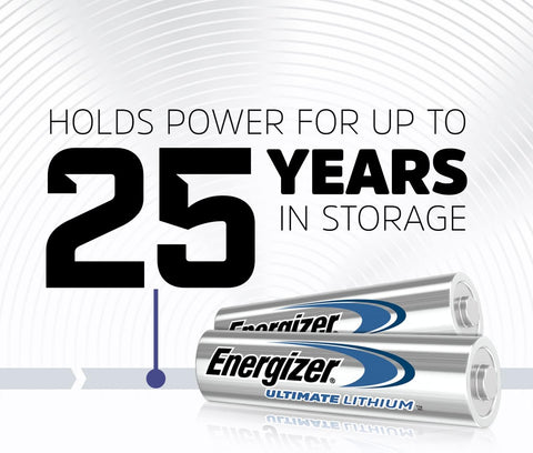 Energizer Ultimate Lithium AA Batteries (8 Pack), 1.5V Lithium Double A Batteries
