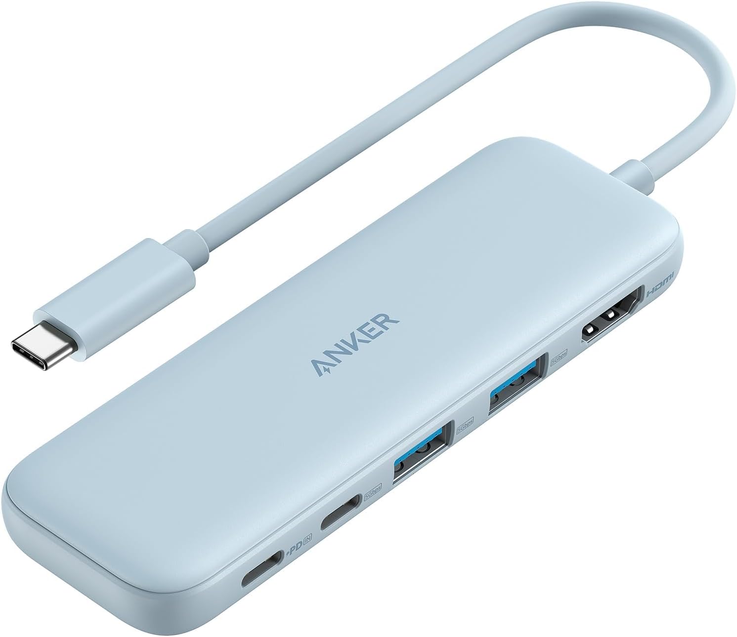 Anker USB C Hub, 5-in-1 USBC to HDMI Splitter with 4K Display