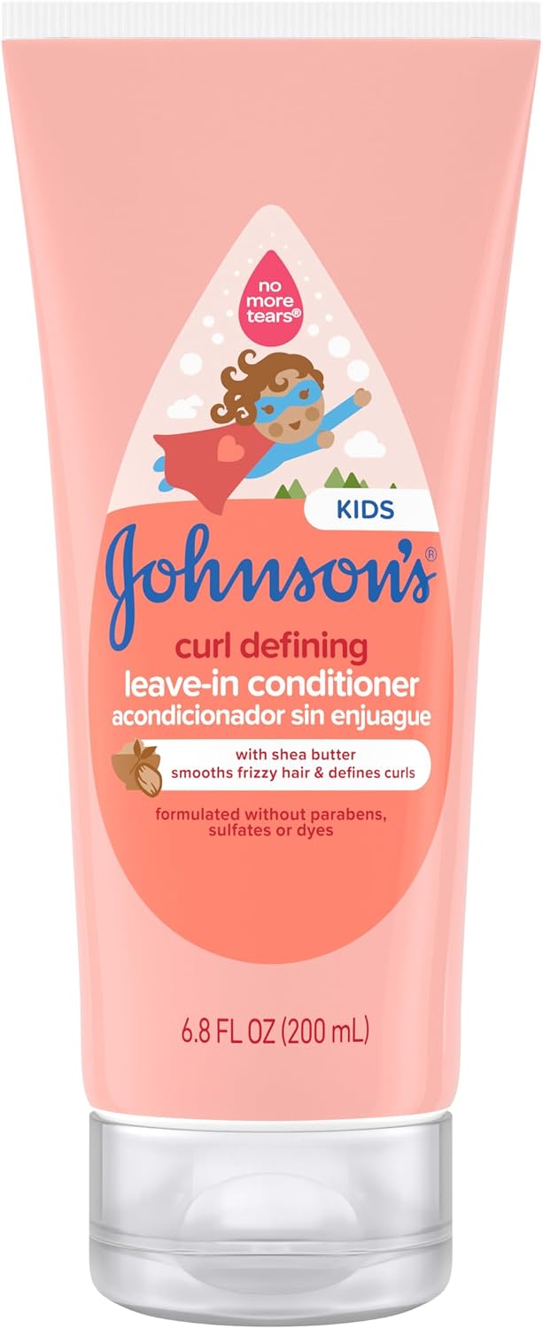 Johnson's Kids Curl Defining Leave-In Conditioner, 6.8 fl. oz