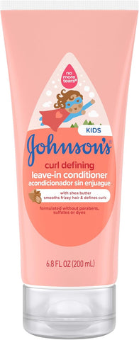 Johnson's Kids Curl Defining Leave-In Conditioner, 6.8 fl. oz