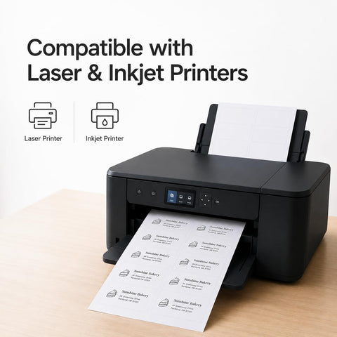 2" x 4" Labels for Printer, Printable Mailing Address Stickers - 300 Pieces