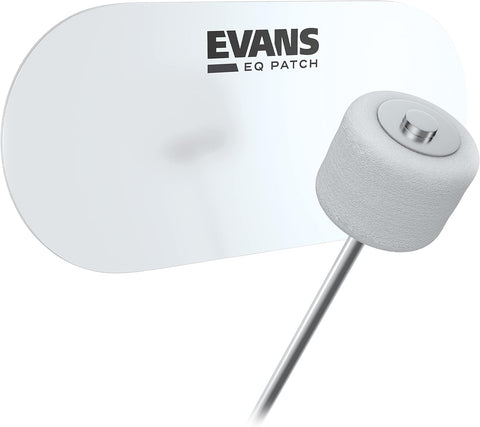 Evans EQ Single Pedal Patch, Clear Plastic