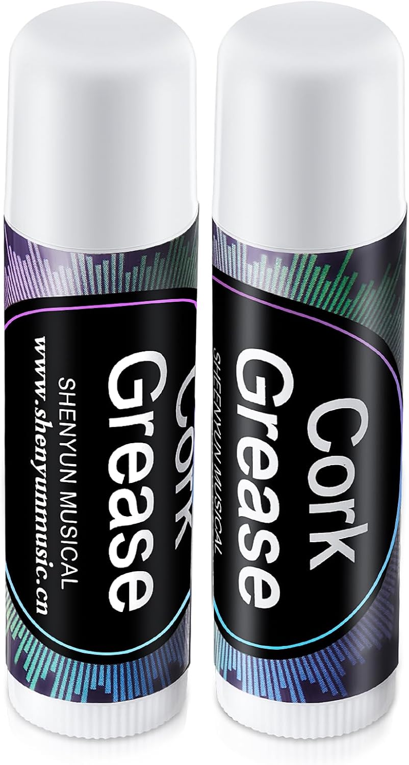 Tondiamo 2 Pieces Cork Grease for Clarinet, Lubricant Tube Woodwind