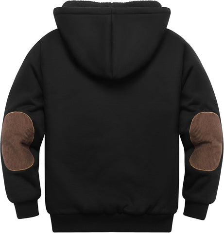 Boys Zip Up Hoodie Kid Hooded Jacket