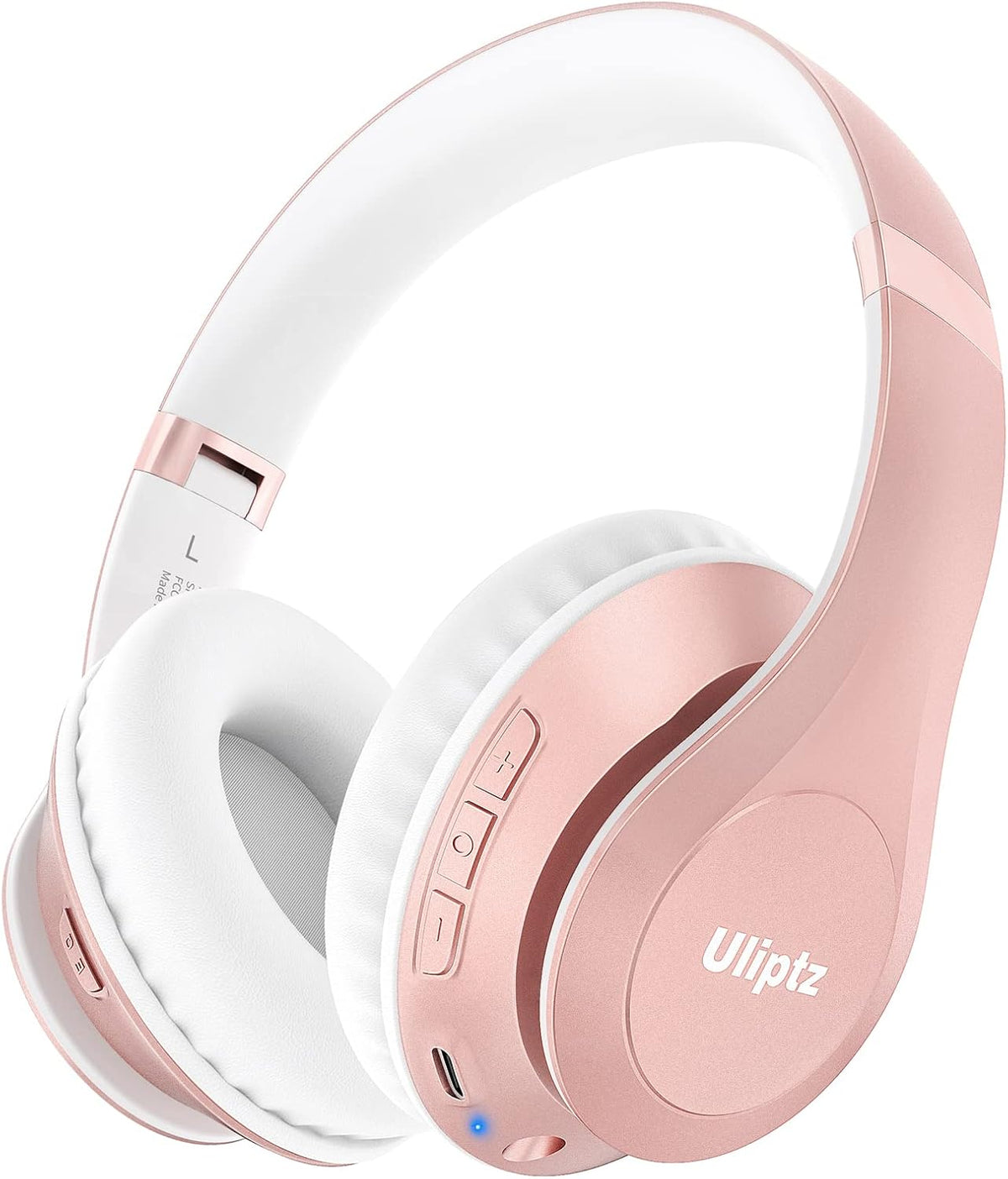 Uliptz Bluetooth Headphones Over Ear, Wireless HiFi Stereo Foldable Headset