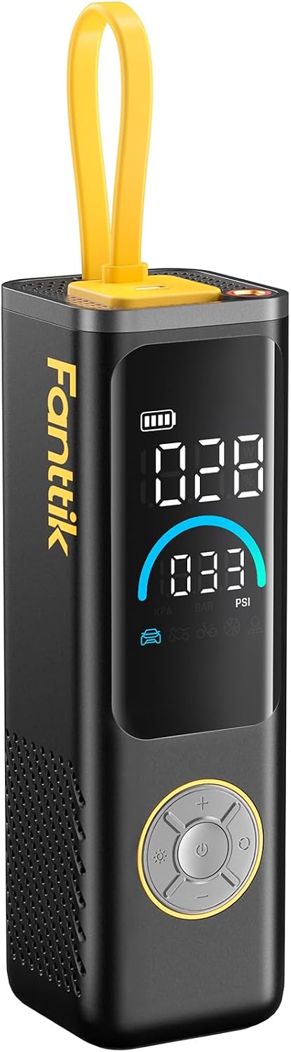 Fanttik X9 APEX Portable Air Compressor for Car Tires, 35s Fast Inflation