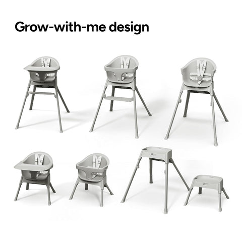 Mompush Olli 7-in-1 Convertible High Chair for Babies and Toddlers