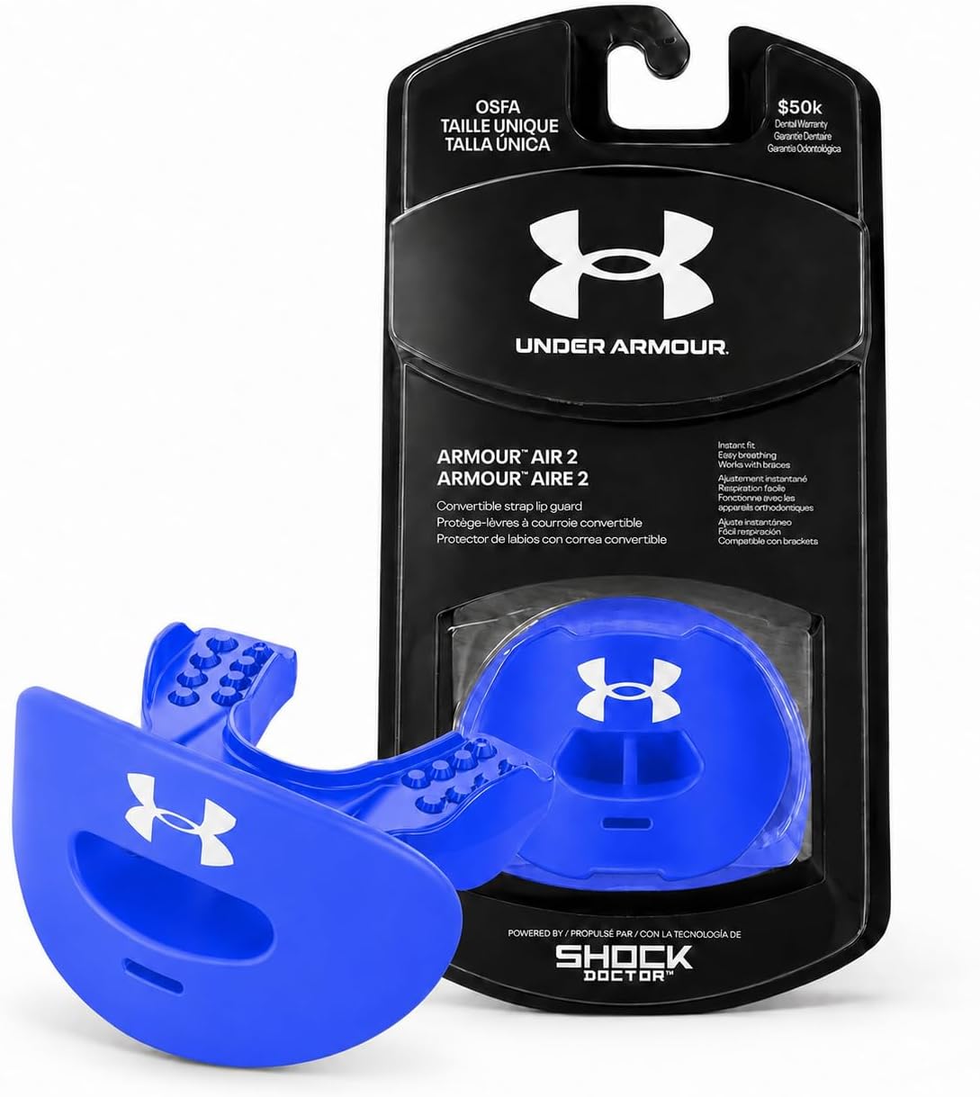 Under Armour Armour Air Lip Guard Blue One Size
