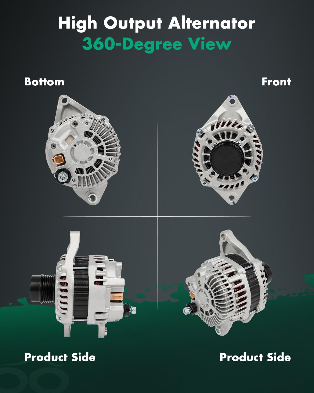 SCITOO 115A Alternator Fits for Chrysler 200 11-13 | for Sebring 07-10