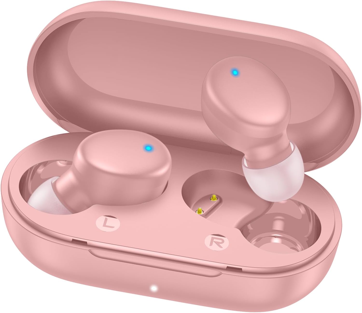 MOZOTER Mini Wireless Earbuds Bluetooth 5.3 in Ear Headphones Headsets