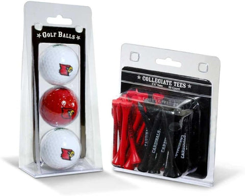 Team Golf NCAA Clemson Tigers 3 Golf Balls And 50 Golf Tees Logo Imprinted Golf Balls (3 Count) & 2-3/4" Regulation Golf Tees (50 Count), Multi Colored