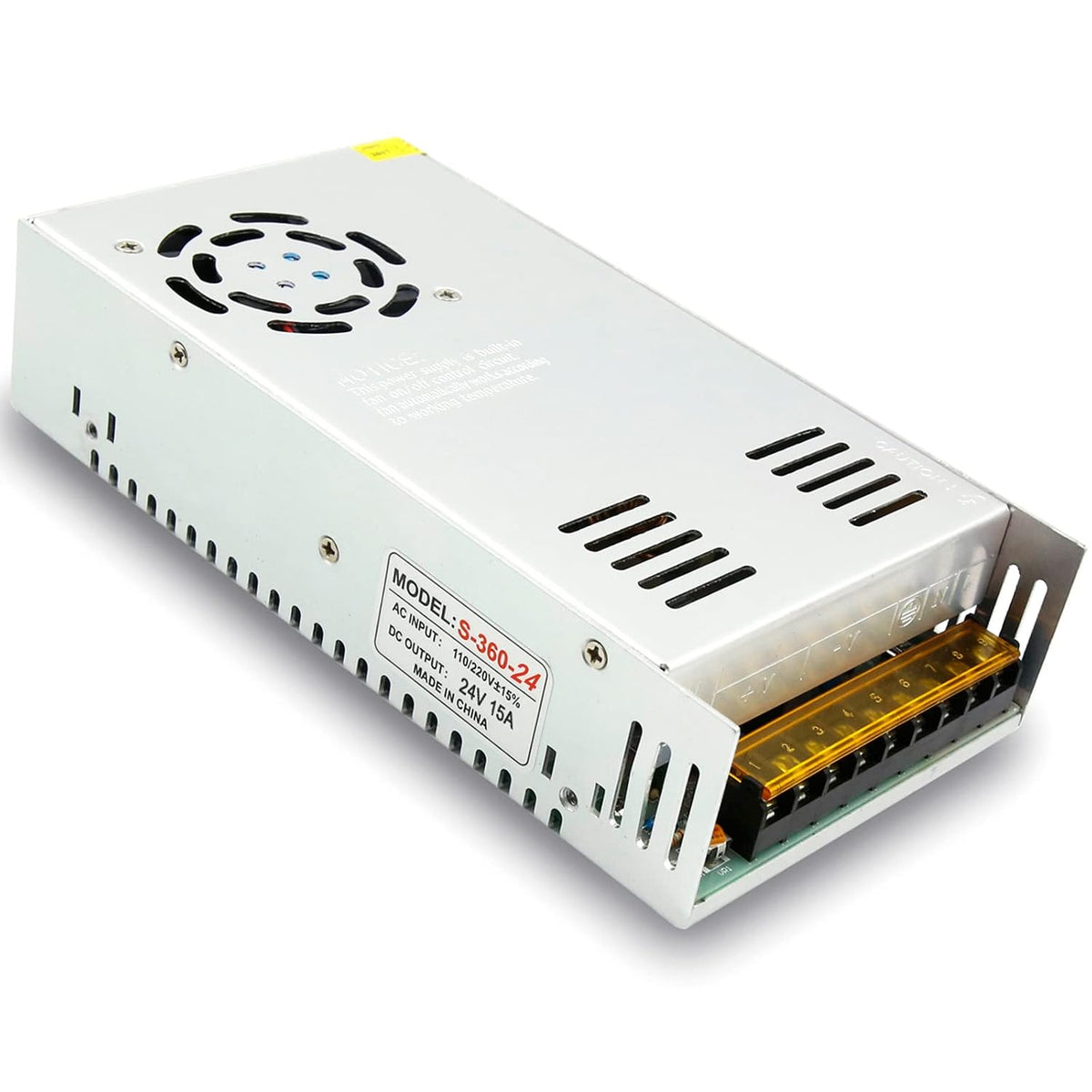 EAGWELL 110V to 24V Converter 24V Power Supply 360W 15A