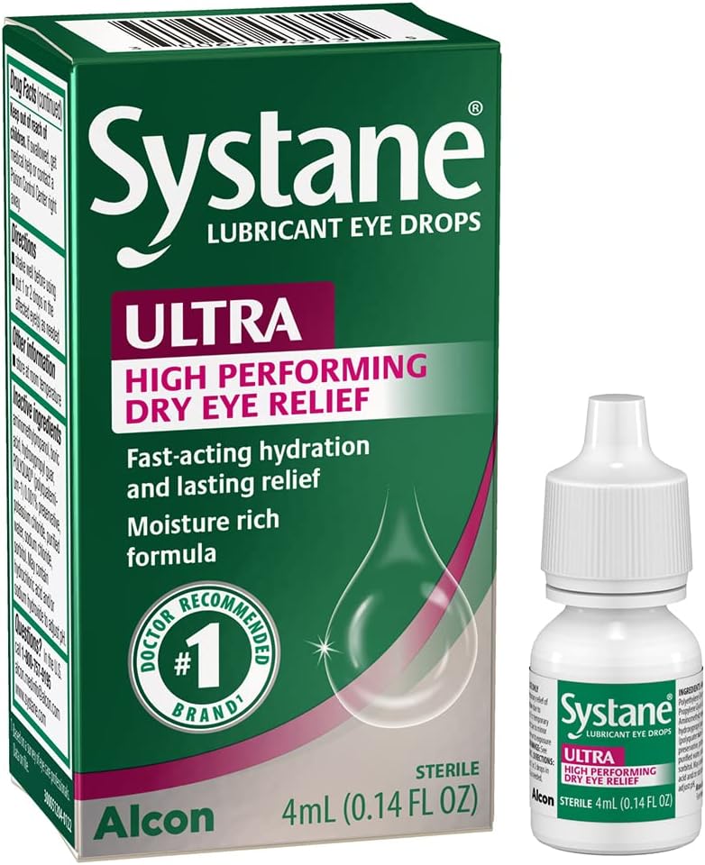 Systane Ultra Lubricant Dry Eye Drops, 0.14 Fl Oz