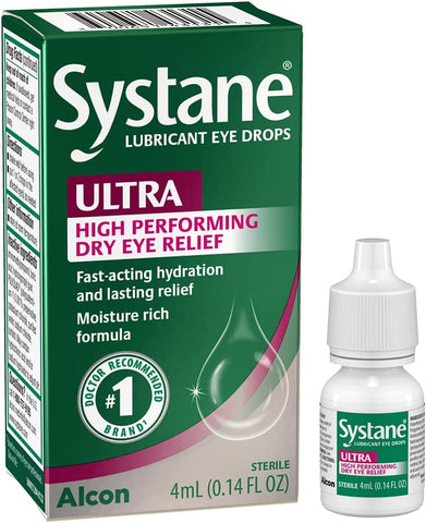 Systane Ultra Lubricant Dry Eye Drops, 0.14 Fl Oz