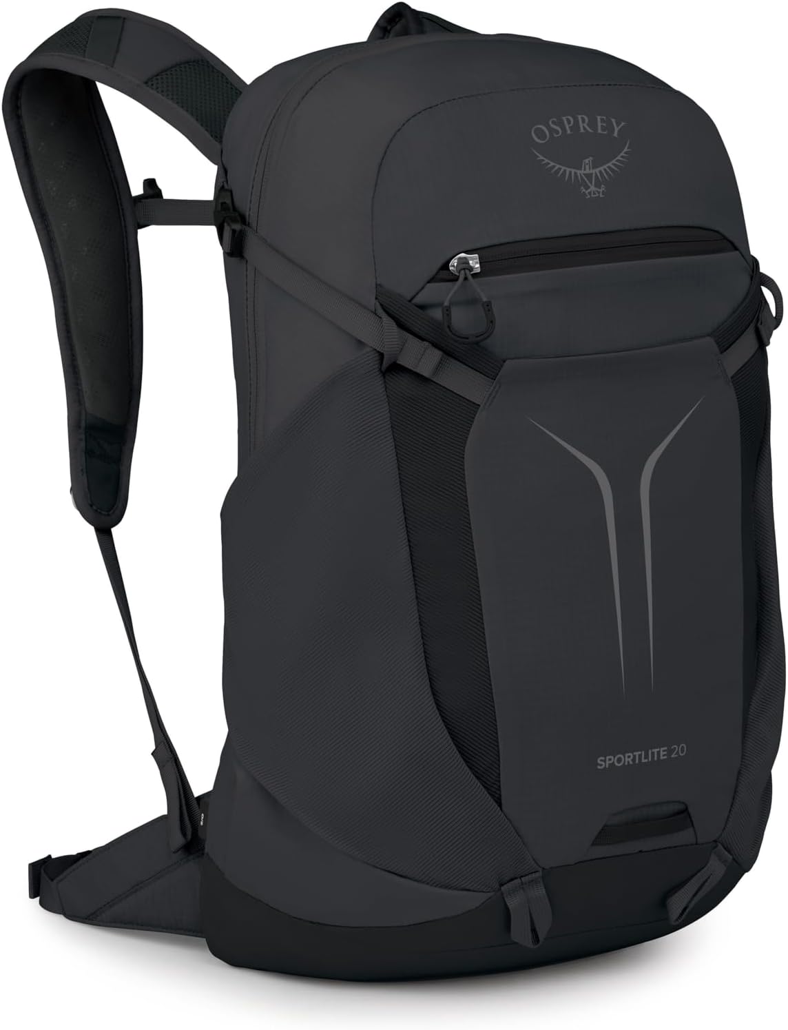 Osprey Sportlite 20L Lightweight Hiking Backpack, Black OS