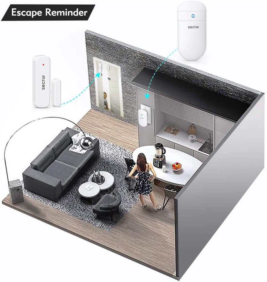 Door Chime When Door Opens, Door Opened Alarm for Home/Business Entering