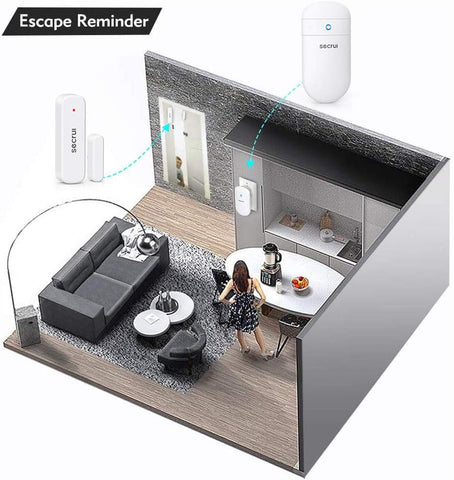 Door Chime When Door Opens, Door Opened Alarm for Home/Business Entering