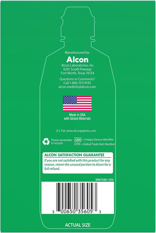 OPTI-FREE Replenish Contact Lens Solution with Contact Lens Case, 2 x 10 oz
