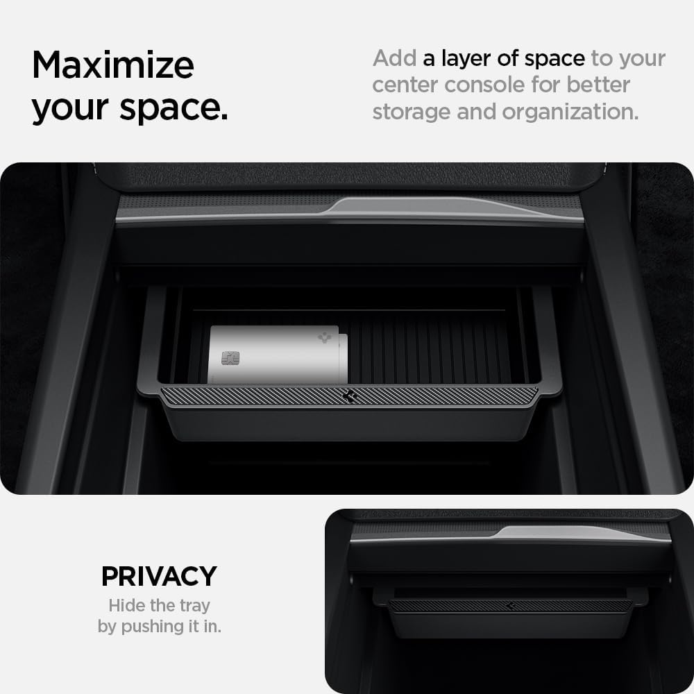 Spigen Console Organizer for Model Y Juniper/YL & 3 Highland [Sliding]