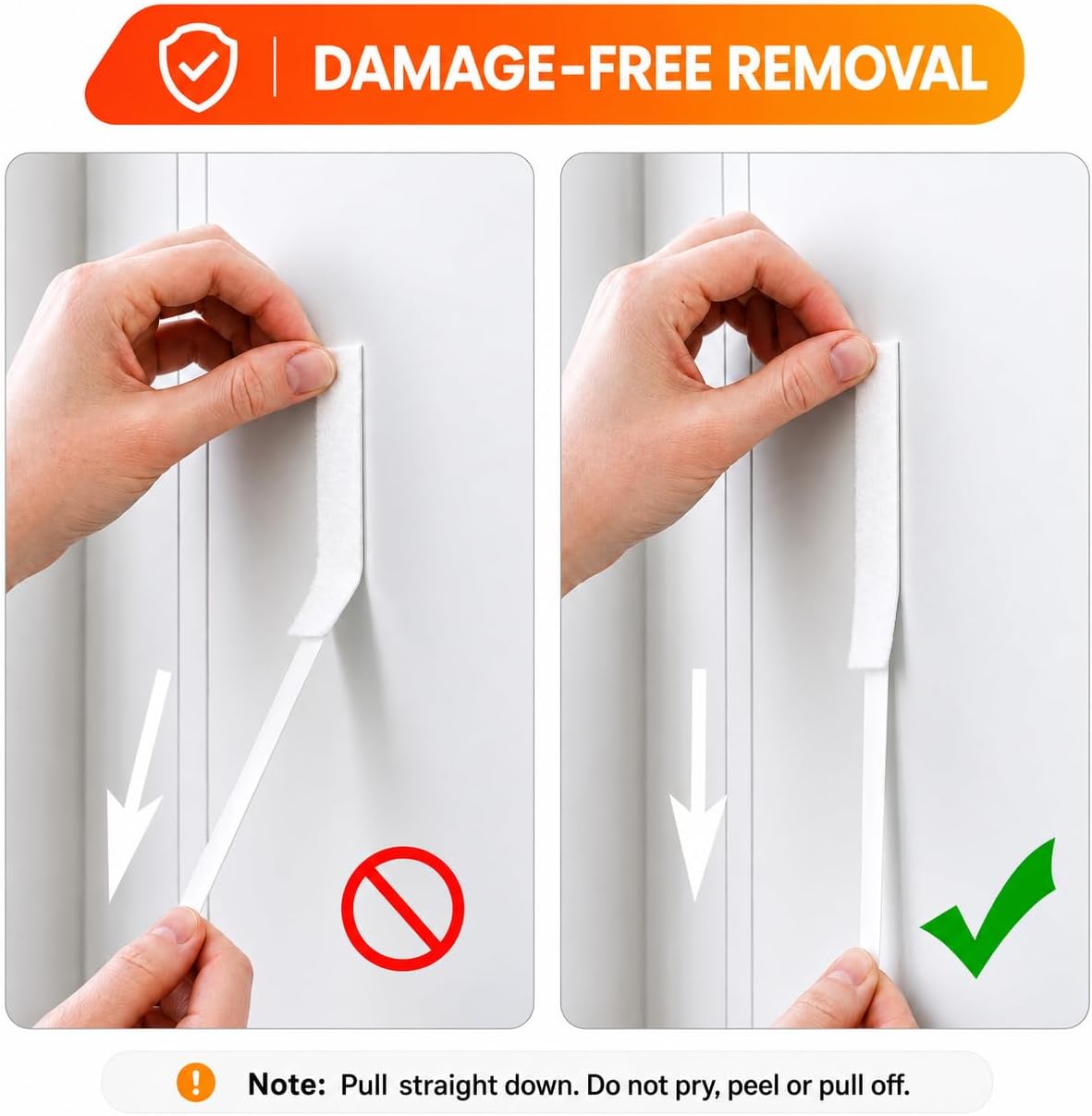 15 lb Large Picture Hanging Strips, 180 Pairs (360 Strips), Damage-Free