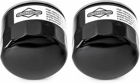 Briggs & Stratton 2 Pack Oil Filter, Genuine Replacement Part 492932, Compatible with Lawn Mower