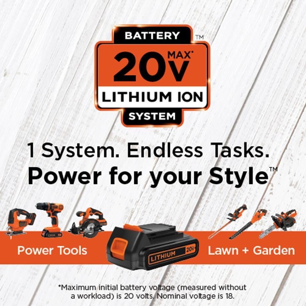 BLACK+DECKER 20V MAX Matrix Quick Connect System, Cordless Lithium Power Drill and Driver, Battery Included (BDCDMT120C)