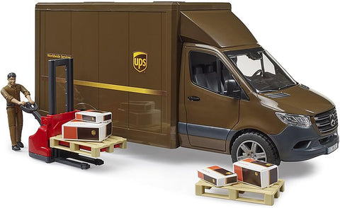 Bruder 02678 MB Sprinter UPS with Driver and Accessories
