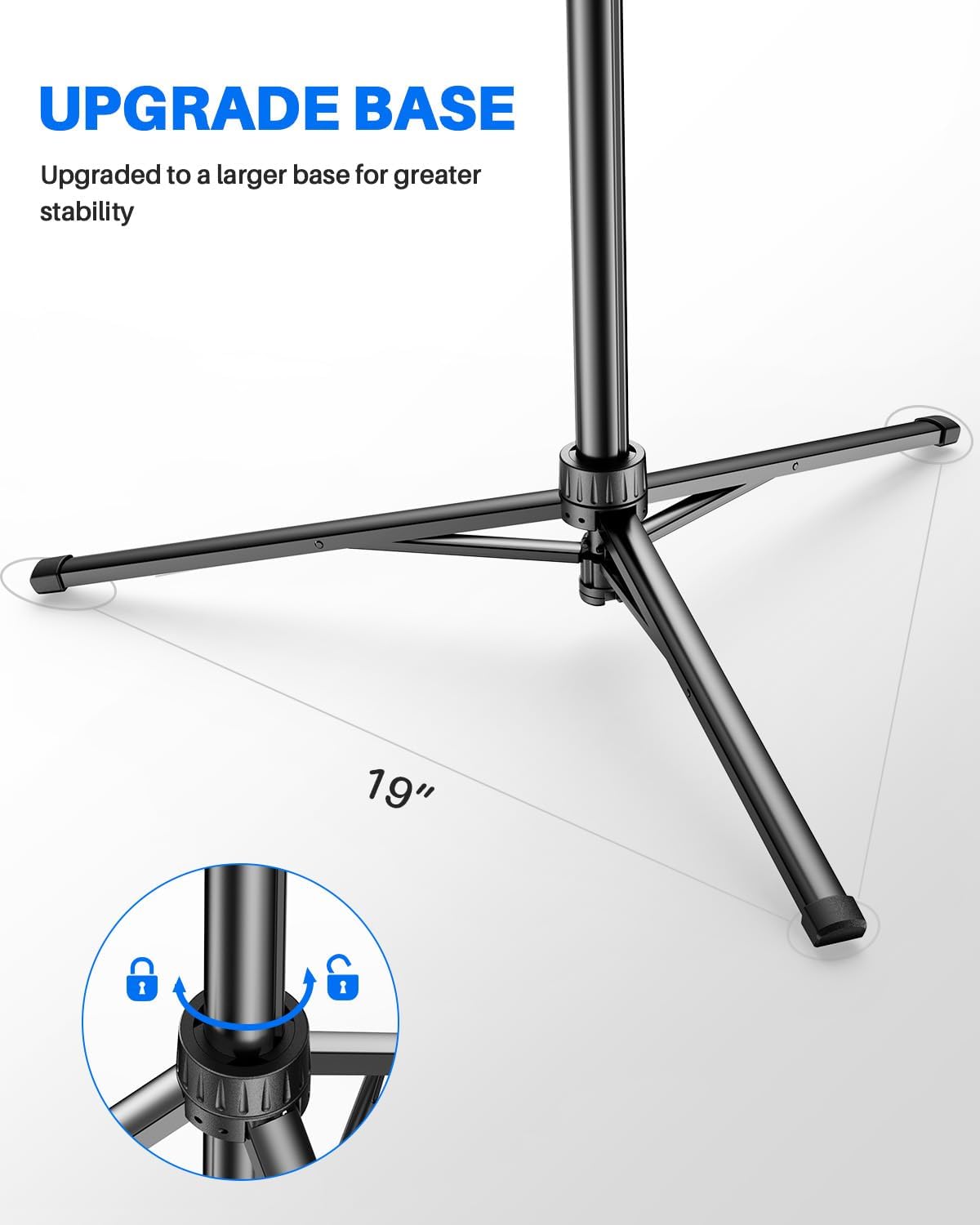 67" Phone Tripod, MIIASI Extendable Tripod for iPhone, Selfie Stick with Remote and Phone Holder, Compatible with iPhone/Android/Camera, Light Stand