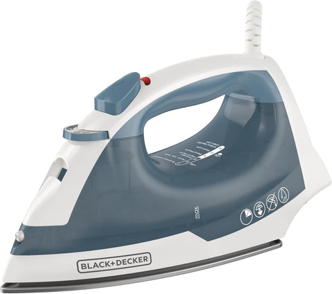 BLACK+DECKER Steam Iron for Clothes with Auto Shutoff & TrueGlide Soleplate
