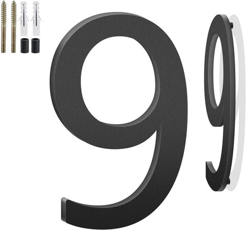 12 Inch Floating House Numbers for Outside, Address Numbers for House