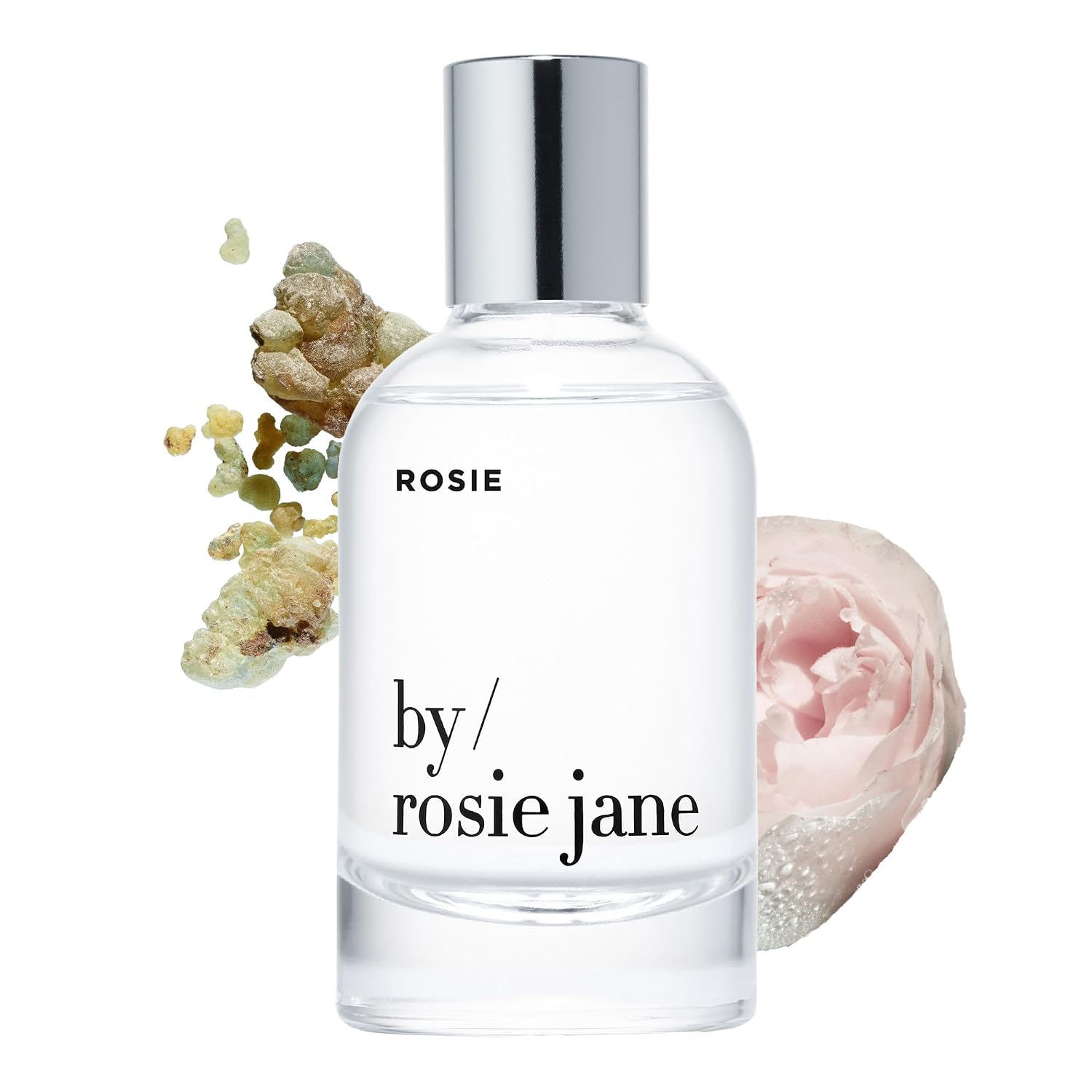 By Rosie Jane Eau De Parfum Spray (Rosie) - Clean Perfume for Women - Non-Toxic Body Mist with Notes of White Musk & Sweet Rose - Paraben, Sulfate & Phthalate Free (50ml)