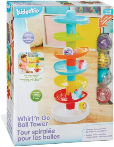 Kidoozie - Whirl 'N Go Ball Tower - Toddler Ball Drop Toy