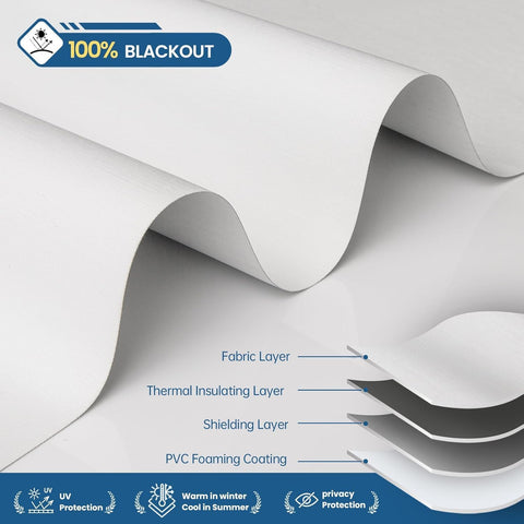 No Drill Motorized Blinds with Remote, Automatic Roller Shades