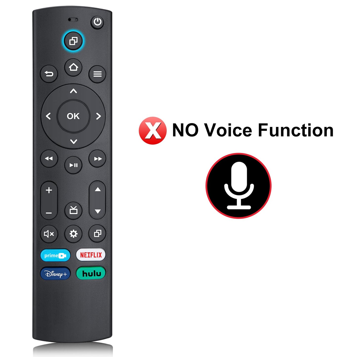 Replacement Remote for All Insignia/Toshiba/Pioneer Smart TVs