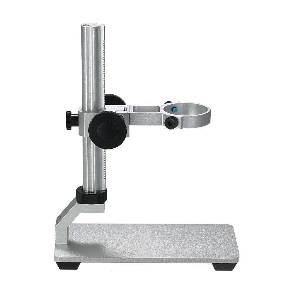 Jiusion Aluminium Alloy Universal Adjustable Professional Base Stand Holder Desktop Support Bracket for Max 1.4" in Diameter USB Digital Microscope Endoscope Magnifier Loupe Camera